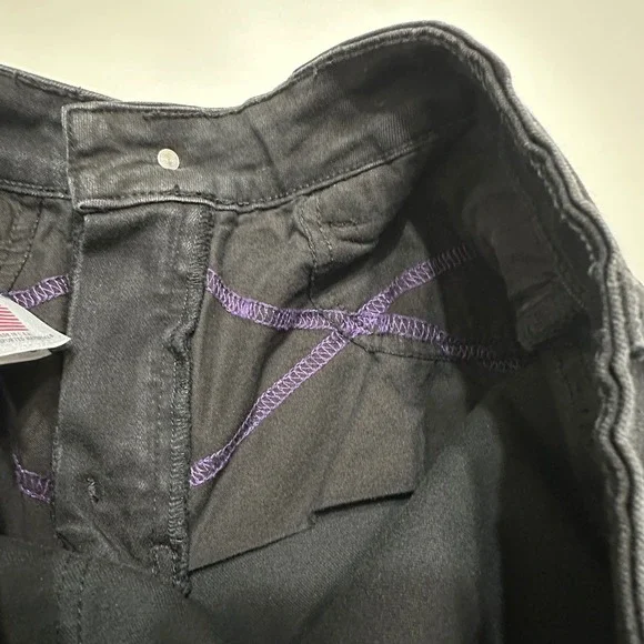 NYDJ Ami Skinny Legging‎ Jeans Women 8 Black Denim High Rise Slimming Lift Tuck - Picture 7 of 14